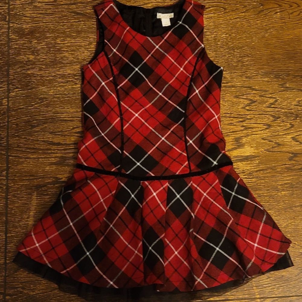 Girls Plaid Dress